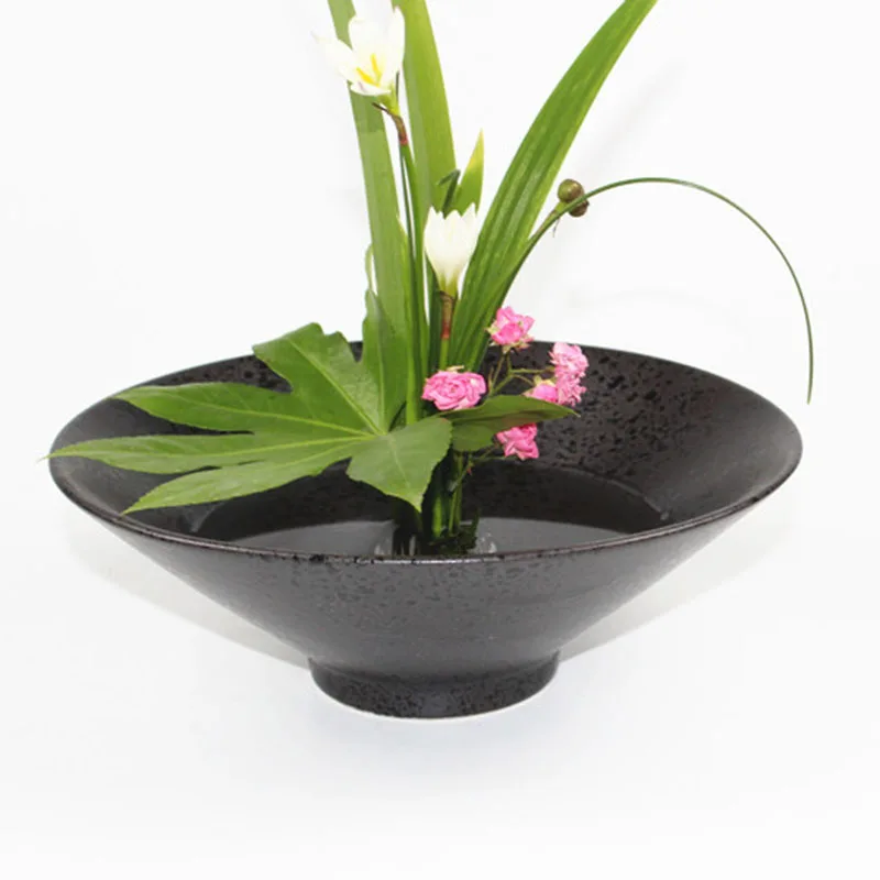 Zen Ikebana гидропонный цветочный горшок грубая керамика настольная Цветочная