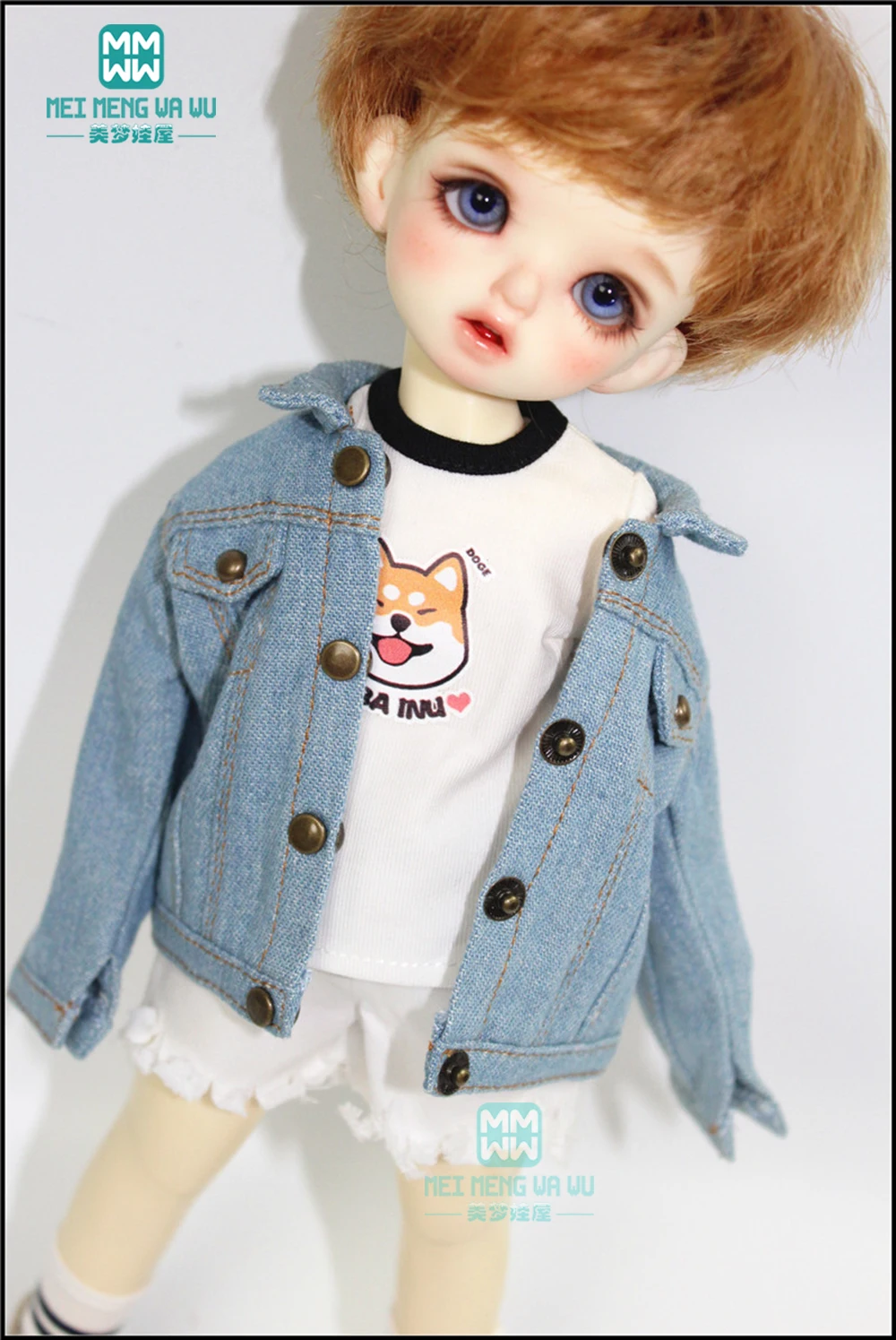 27 см-30 см 1/6 Одежда для кукол BJD YOSD модная куртка розовый джинсовый синий хаки