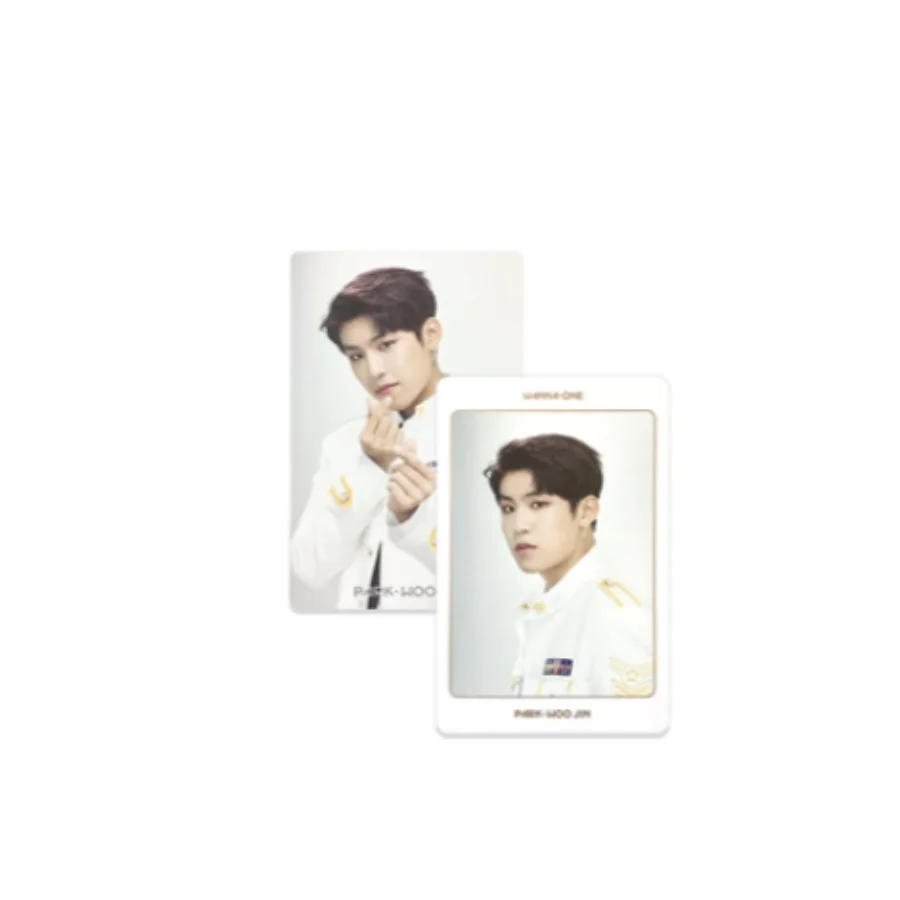 Kpop Wanna One Members ПВХ фото карты концерт мирового турне двухсторонняя Коллекционная HD Фотокарта