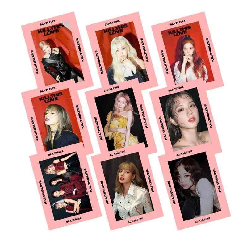1 шт. Kpop Blackpink Kill This Love Photo Stikcy Card Дженни Лиза HD фотостудия наклейка альбом кристальная карта наклейка