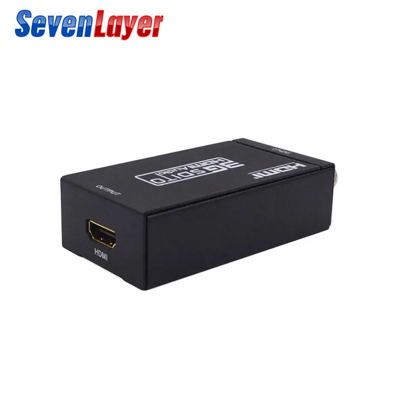 Видео конвертер HDMI To SDI BNC SDI/HD SDI/3G 1080P Мультимедийный HD Портативный мини Размеры