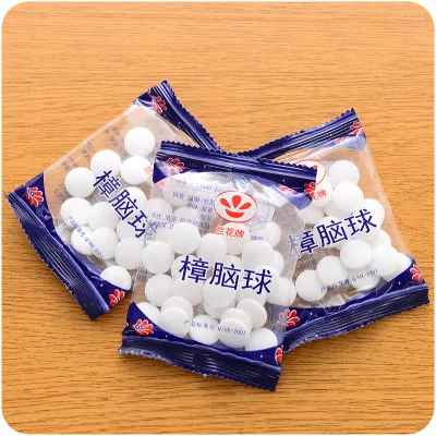 Camphor натуральный нафбол анти-плесень моли репеллент камфора мяч одежда насекомых контроль Туалет Дезодорант ароматический мяч здоровья