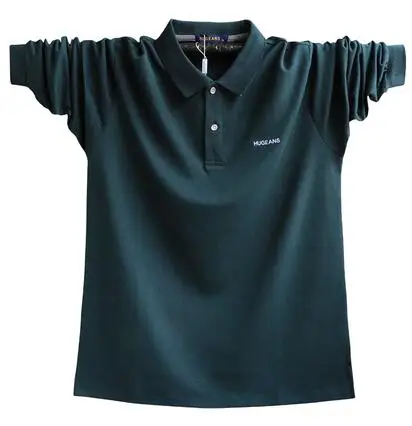 ink green Для мужчин s Poloshirt мода с длинным рукавом Твердые Хлопок трикотажный пуловер мужской Slim Fit Бизнес Для мужчин Костюмы футболки-поло A5307 - Цвет: ink green