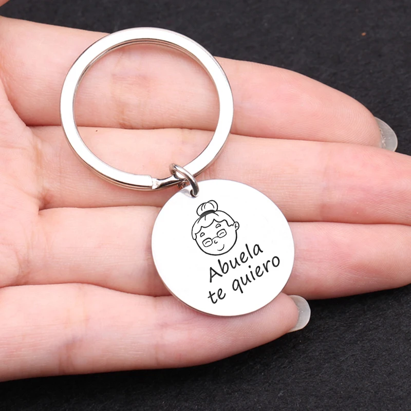 Подарочный Брелок В Форме Бабушки с испанским языком ювелирные изделия