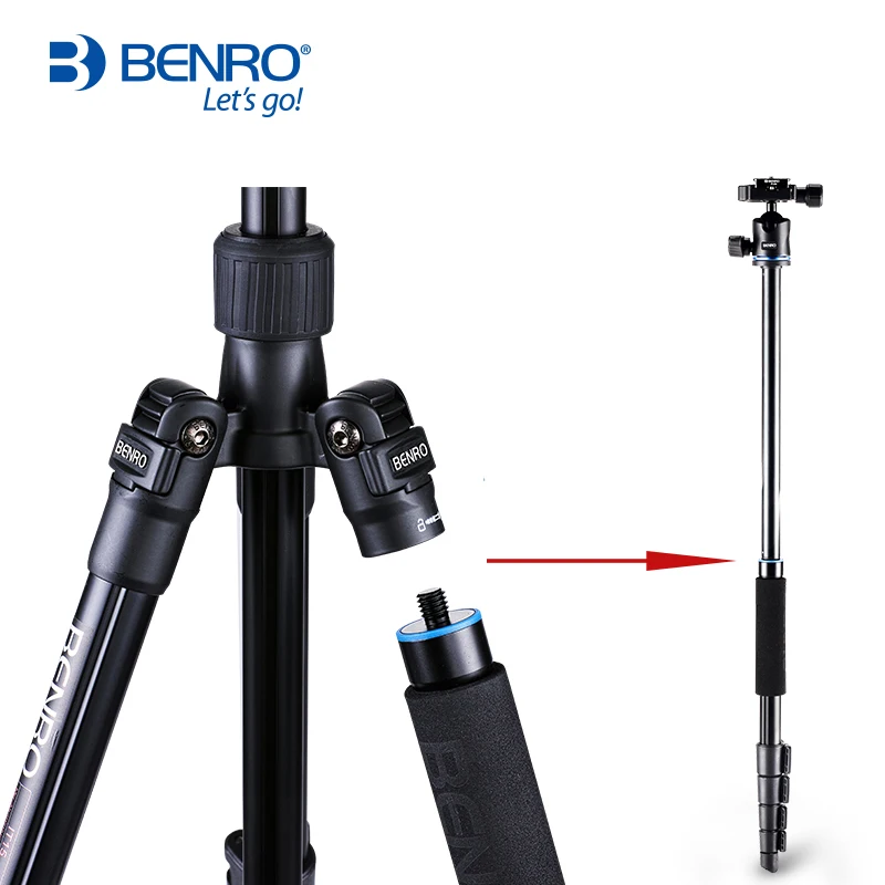 Штатив BENRO IT15 портативные алюминиевые триподы съемный для путешествий сумка