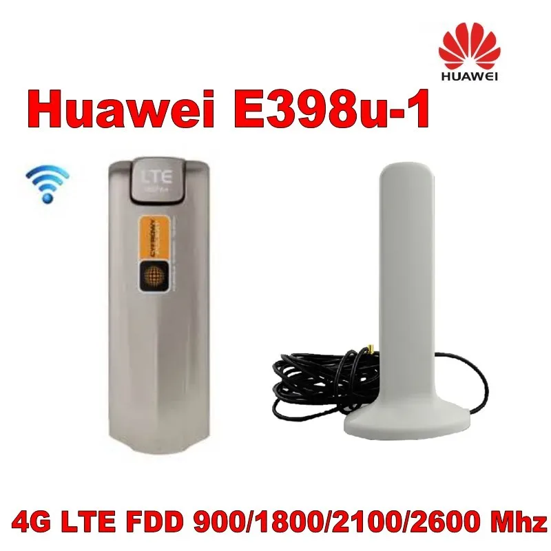 Мобильный широкополосный USB накопитель Huawei E398 флешка LTE 3G 4G 100 Мбит/с + 10dbi TS9