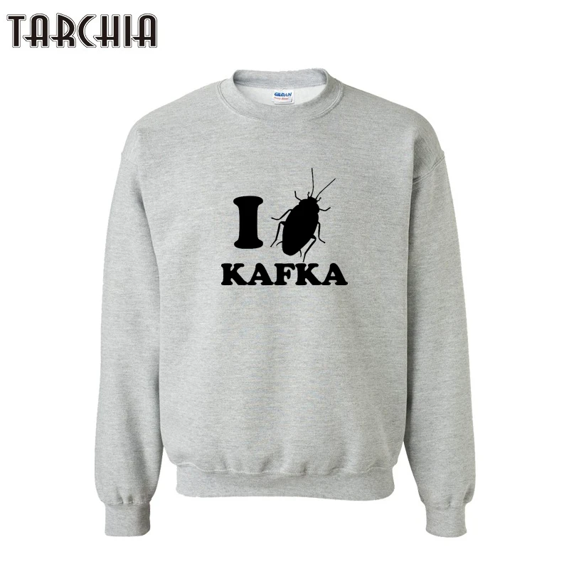 TARCHIA брендовая одежда Кафка с буквенным принтом толстовки мужские длинным