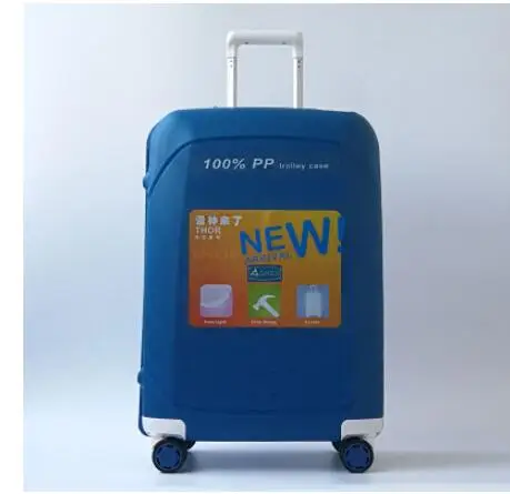 blue Travel tale 2" 24" 2" дюйма spinner ПП багаж на ролликах, жесткие стороны салон троллейбуса чемодан чехол Коробка для путешествий - Цвет: blue