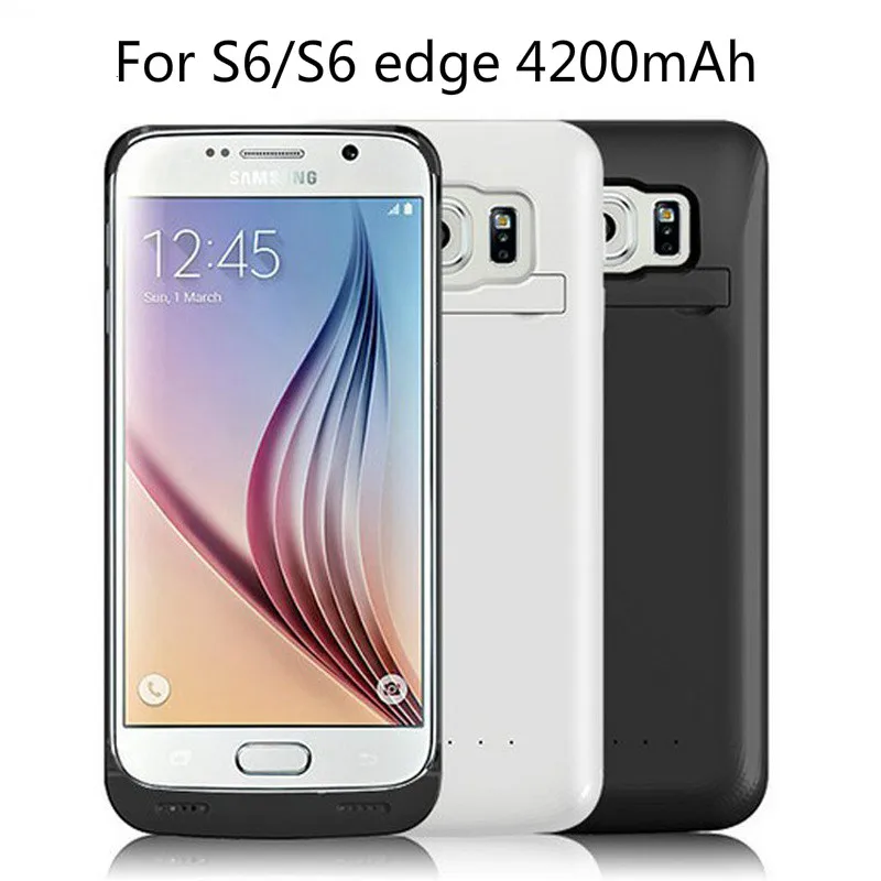 Высококачественное Внешнее зарядное устройство 4200 мАч для Samsung S6 edge S6edge plus