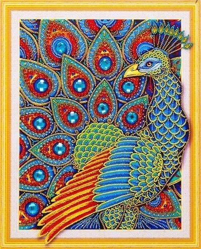 DA-4019 Haucan 5D алмазная живопись животное Diy Алмазная вышивка Специальная Форма Стразы картина, Алмазная мозаика комплект 40x50 - Цвет: DA-4019