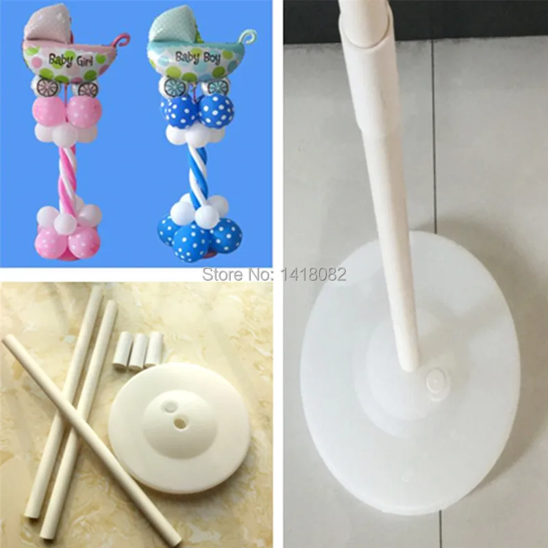 BTRUDI 120cm Balloon column base /stick /plastic poles arch Wedding decorations Event party supplies Garden |