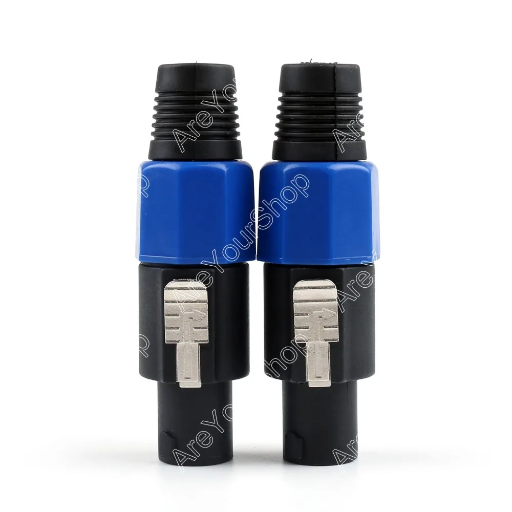 Areyourshop продажа 2 шт Лот 4 Pin вилка Speakon мужской динамик аудио кабель