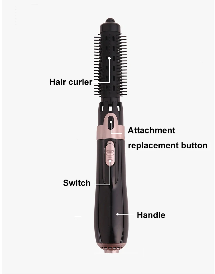 4 в 1 щетка для завивки волос фен расческа с расческой Щетка ролик стайлер подарок