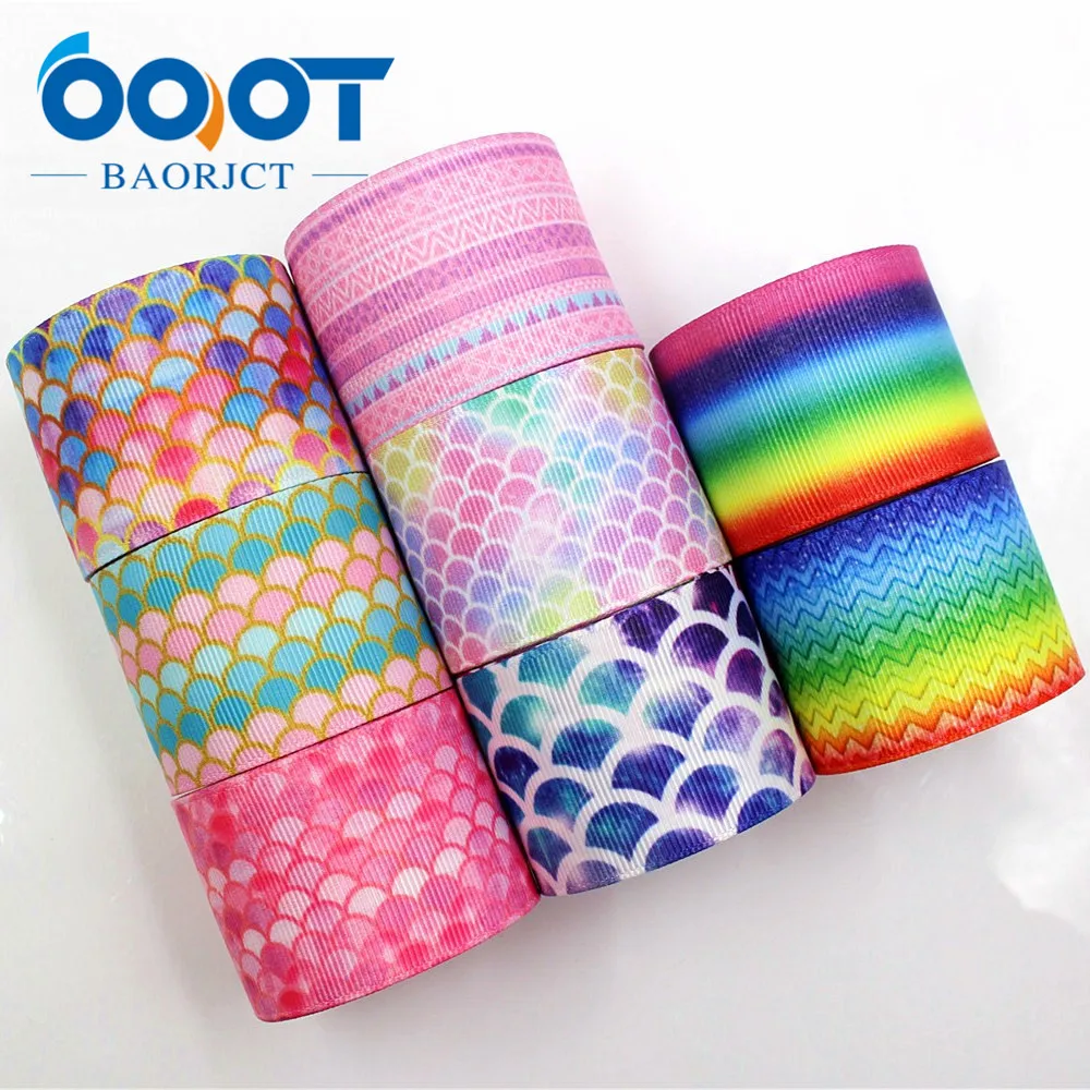 Геометрические ленты с принтом OOOT BAORJCT 183176 38 мм 10 ярдов|printed grosgrain|diy materialsribbon ribbon |