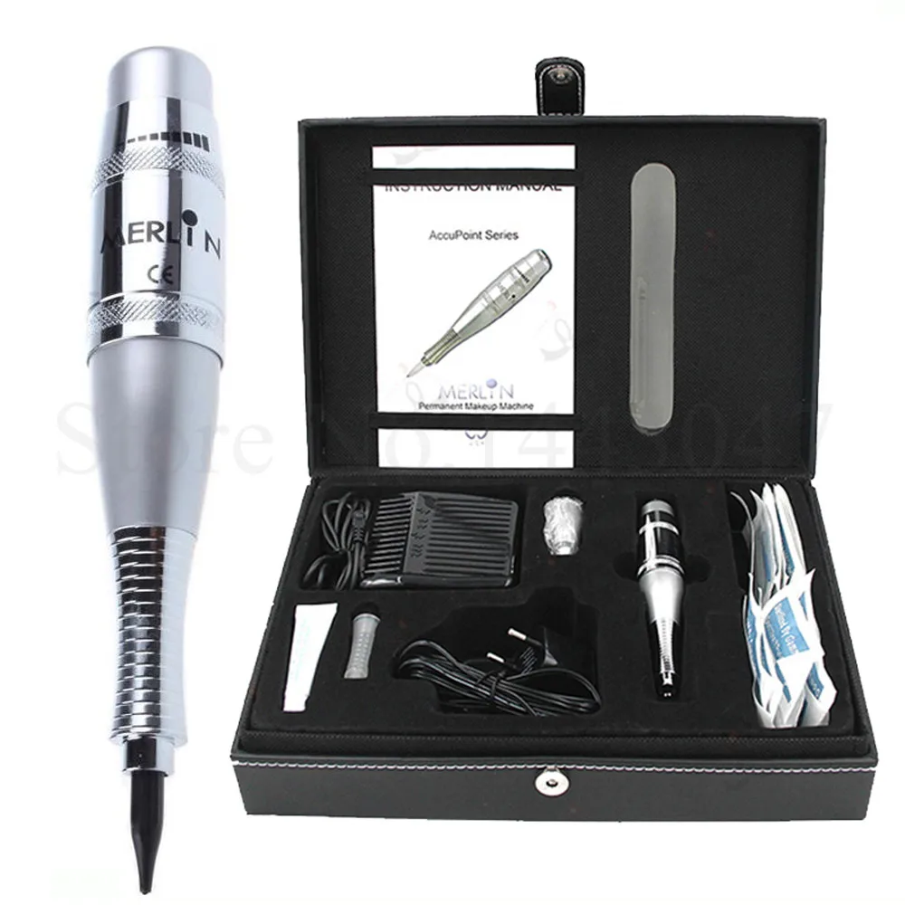 Бесплатная доставка роскошная машина для нанесения PMU набор татуажа бровей