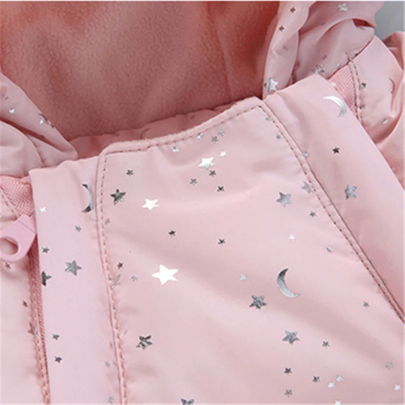 Новинка зимний детский утепленный комбинезон на белом утином пуху милый Пуховый