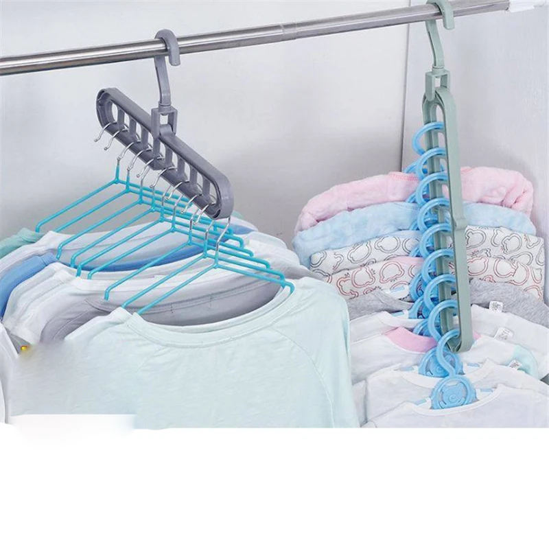 2 шт. многофункциональная пластиковая вешалка для сушки одежды и рубашек|Вешалки