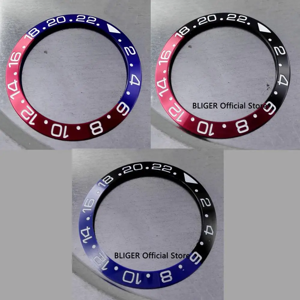 

3 pieces Watch Ring Watch Bezel 38mm Fit for 40mm Automatic Men's Watch