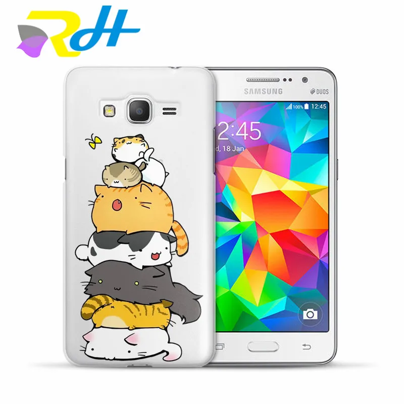 Мягкий чехол из ТПУ для Samsung Galaxy S8 с пандой и котом S9 S7 Edge Plus J3 J5 J7 2016 2017 оболочка