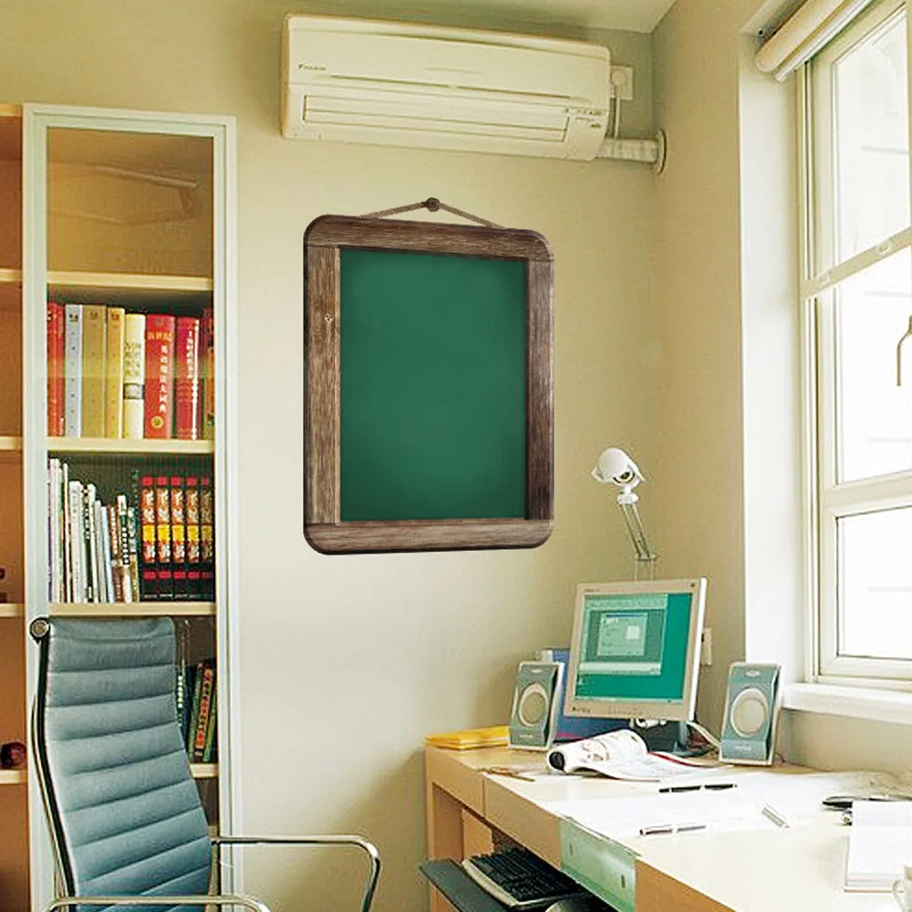 Классная зеленая меловая доска обои Настенная Наклейка для офиса детская