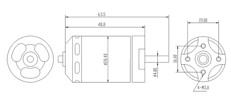 

QX 70mm 12 EDF Ducted Fan 4S Motor QF2827 2600KV Brushless Motor for Jet AirPlane F22137