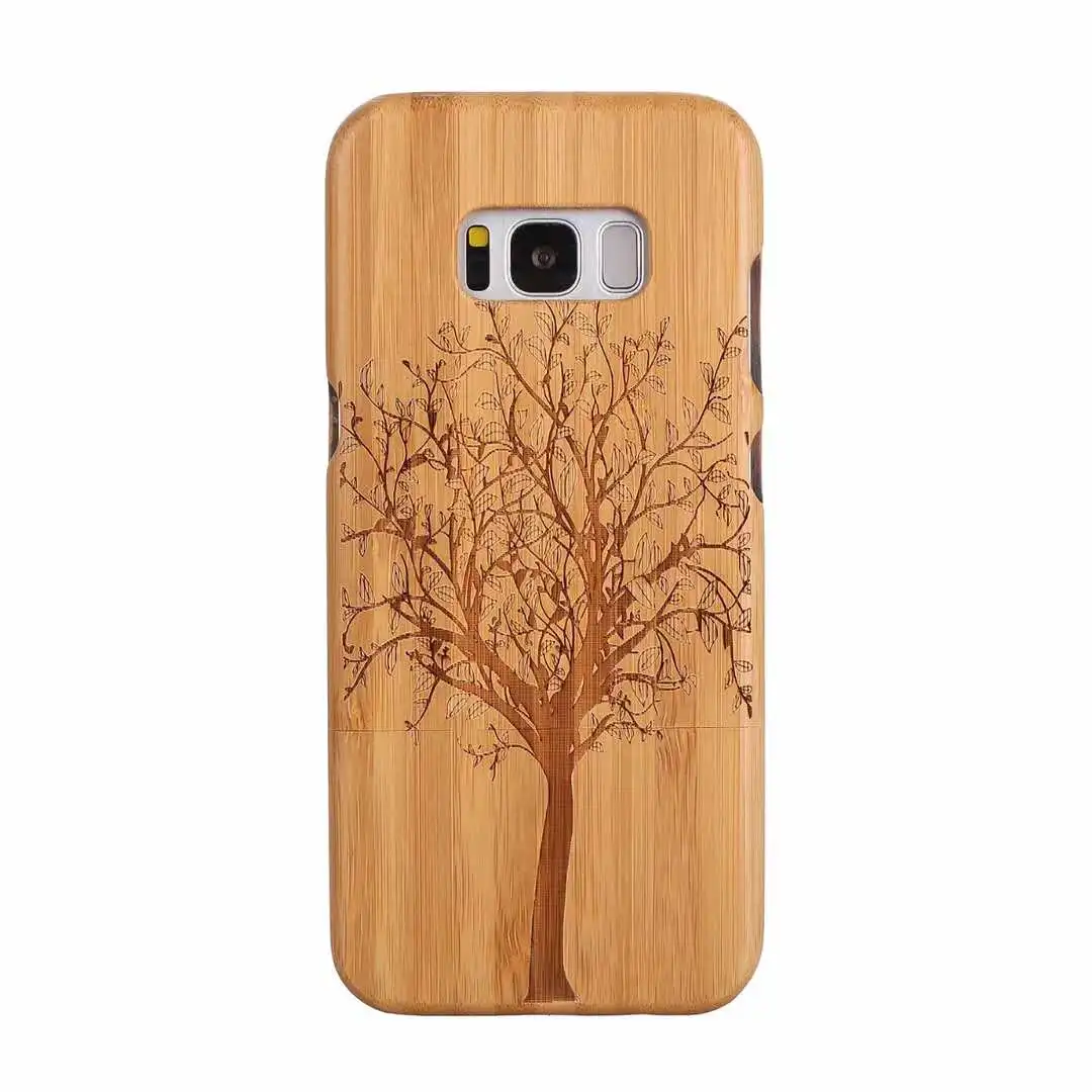 Индийский компас слон тотем узор деревянный чехол для телефона Samsung S9 S8 дракон