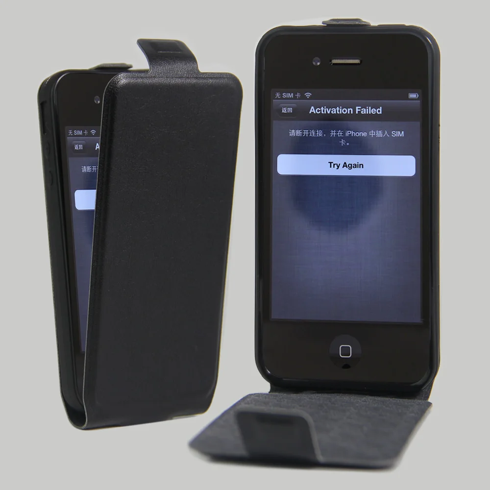 Хит продаж чехлы из искусственной кожи для iPhone 4S Модный чехол-кошелек с