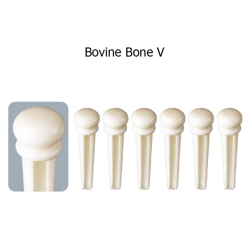 Bovine Bone V x6 6 шт./компл. Акустическая гитара для порожка из эбенового дерева/с бычьей костью/из розового дерева/Cocopolo оболочки в народном стиле Аксессуары для гитары - Цвет: Bovine Bone V x6