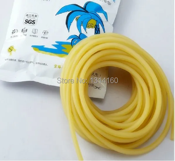 

Wholesale - Length 10 Meters Rubber Latex Tube 44mm Diameter ELASTICA Bungee Slingshot Catapult Outdoor Hunting Replacement 1644