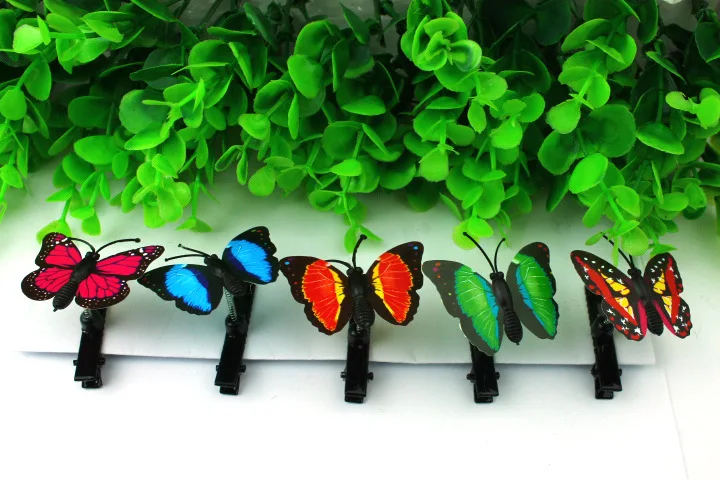 5psc Popular Praying Mantis Butterfly Hair Clips Boutique Girl Accessories Headdress Clip for Girls Children | Детская одежда и