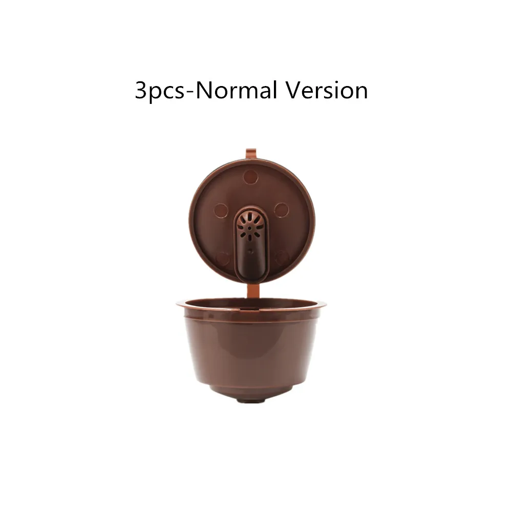 3rd Crema/нормальная версия многоразовые кофе капсулы для кофе Dolci Nescafe машина многоразовые Dulce Gusto Кофе фильтр - Цвет: 3pcs-Normal
