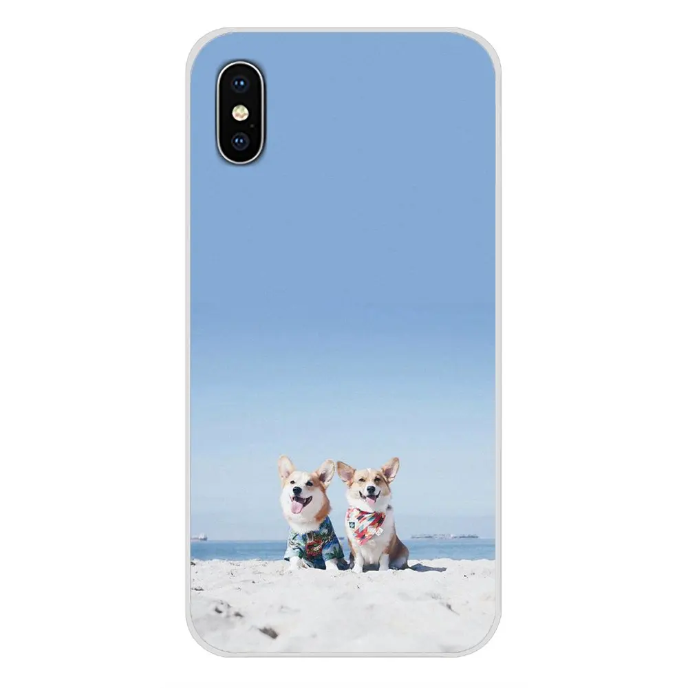 Аксессуары для одежды с изображением милой собаки чехлы телефонов Apple iPhone X XR XS MAX 4
