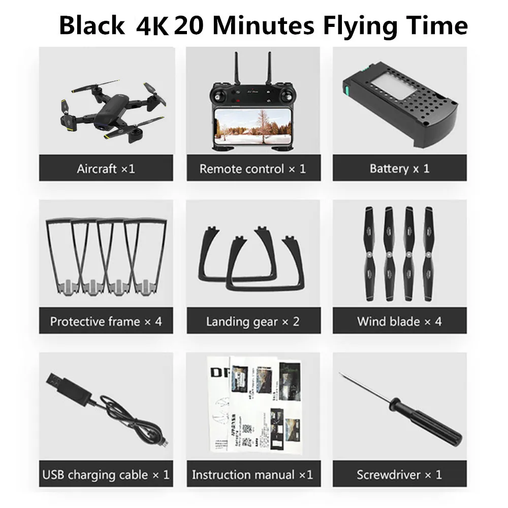 SG700 обновленный складной Радиоуправляемый Дрон 4K Профессиональный wifi FPV двойная камера Дрон режим слежения управление приложением Квадрокоптер для подарка игрушка Дрон - Цвет: SG700-D