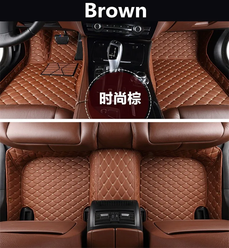 Коврики для Toyota LAND CRUISER PRADO 150 2010- 5 и 7 мест ковры для ног автомобильные коврики высокое качество вышивка кожа