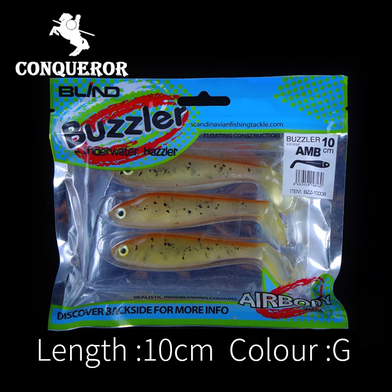 Conqueror новый яркий червь 10 см мягкие приманки искусственные рыболовные джиг