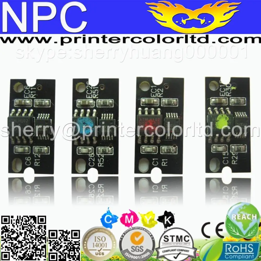 Magicolor 1600 1650EN 1690MF 1680MF лазерный тонер для картриджа принтера чип сброса Minolta 1600w|reset