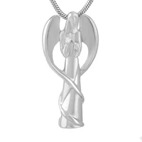 2017 newest arrival memorial jewelry shiny polish goddess cremation urn ashes pendant necklace fashion jewelry