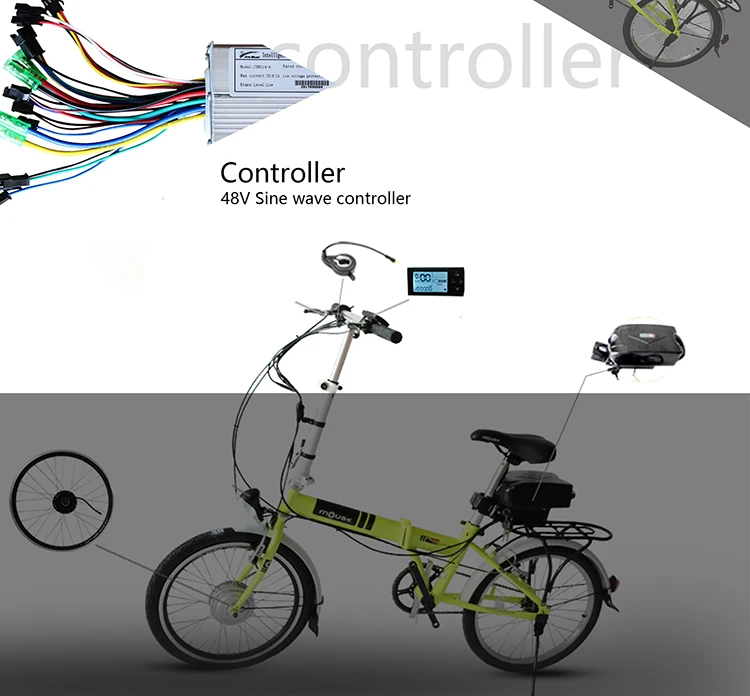Ebike комплект 48 в 500 Вт колесный мотор для велосипеда 26 700C комплект для переоборудования электрического велосипеда с батареей 48 В велосипедный Набор для электровелосипеда