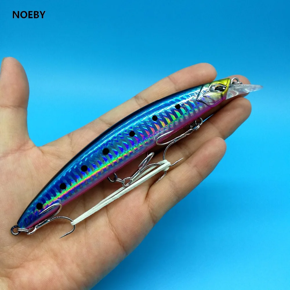 NOEBY, 4 шт./лот, новинка, плавающая блесна, приманка 23 г/130 мм, 4 цвета, глубина 0-1,5 м, кренкбейт, приманка для щуки, рыболовные снасти