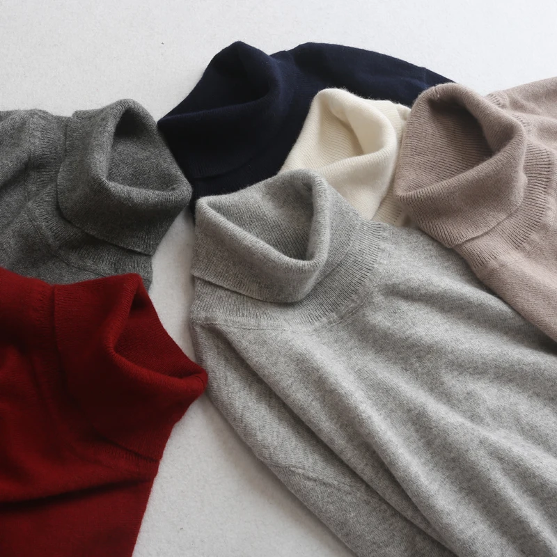 Мужской свитер и пуловеры трикотажные джемперы из кашемира шерсти водолазка 9