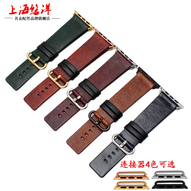 

Кожаный ремешок для часов, 38 мм, 42 мм, совместимый ремешок для часов apple, для мужчин и женщин, ремешок для часов 2