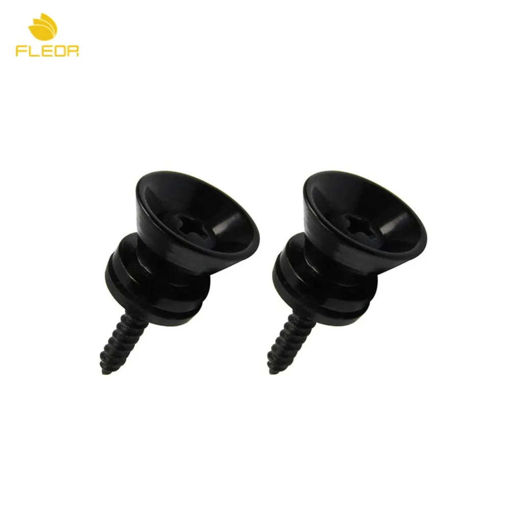 FLEOR 2 шт. металлический басовый ремень для гитары кнопка винтовой замок стреплок