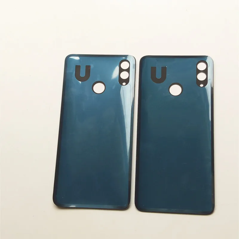 Чехол для huawei Honor 10 lite на заднюю панель со стеклянной панелью, задняя крышка для батареи, запасная дверь, клейкая наклейка и логотип