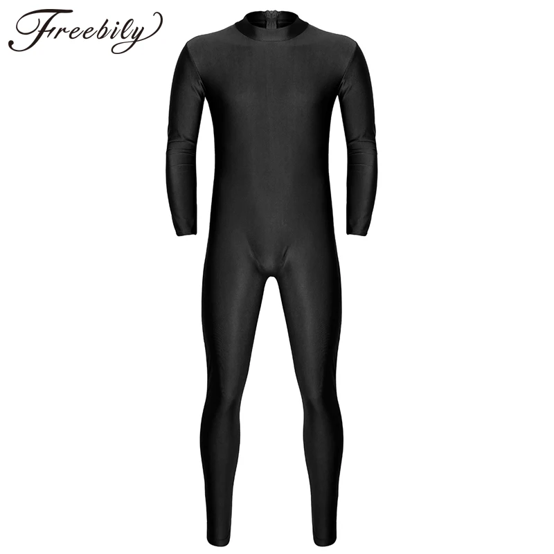 

Комбинезон Zentai мужской, из спандекса, трико лайкра, черный