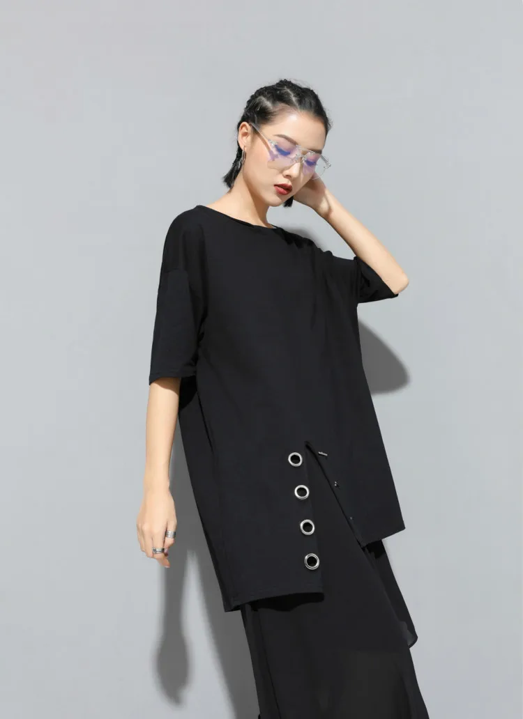 Max LuLu, модные брендовые корейские женские панковские топы, женские сексуальные летние готические футболки, повседневные женские хлопковые футболки размера плюс