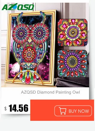 AZQSD 5D DIY алмазная вышивка распродажа картины алмазы круглые картина из страз особой формы цветы ремесленных рукоделие картину со стразами Мандала подарок