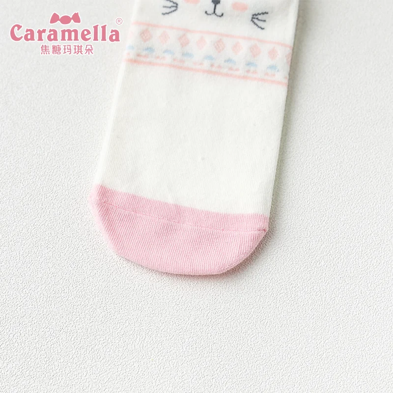 Caramella 2019 Фирменная Новинка 4 пар/лот Для женщин весенние летние носки 3D с героями