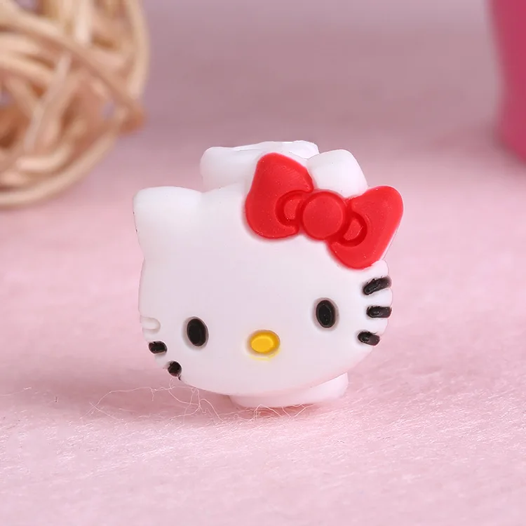 20 шт./лот, мультяшный USB кабель для зарядки и передачи данных, защита для iphone 5, 6, 7, 8, защита шнура для зарядки, защита кабеля USB