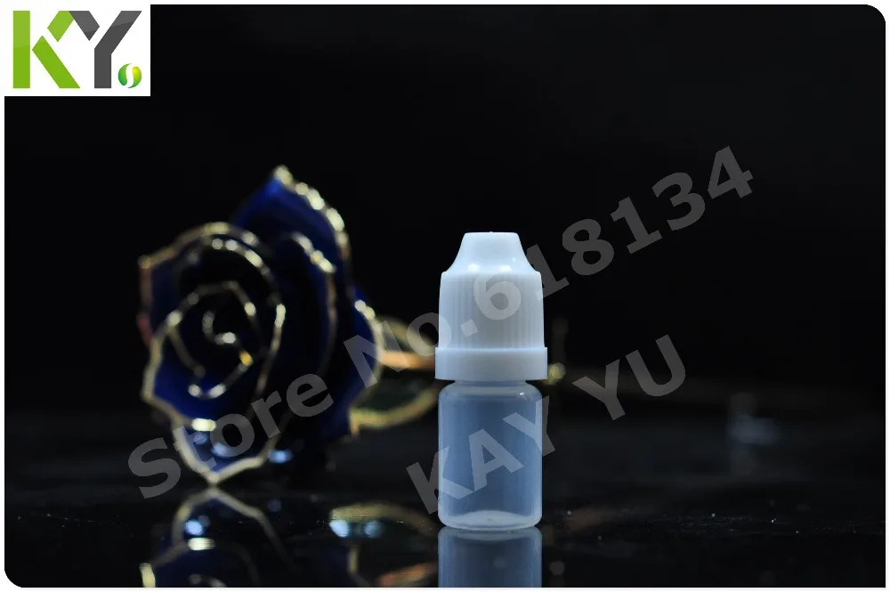 Бесплатная доставка 200 шт./лот 5 мл полиэтиленовая бутылочка-капельница с защитой