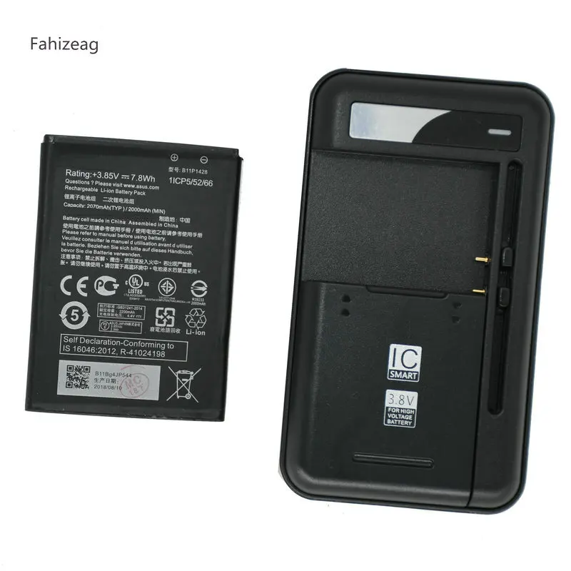 Аккумулятор fahizeag B11P1428 2000 мАч + зарядное устройство для Asus Zenfone 2 Laser ZE500KL ZB450KL